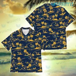 Milwaukee Brewers Hawaiian Shirt Island Pattern Brewers Gift