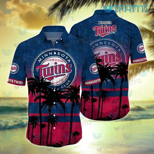 Minnesota Twins Hawaiian Shirt Coconut Tree Minnesota Twins Gift