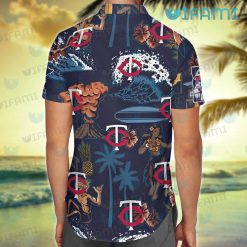 Minnesota Twins Hawaiian Shirt Hawaii Design Minnesota Twins Present Back