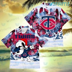 Minnesota Twins Hawaiian Shirt Snoopy Dabbing MN Twins Gift