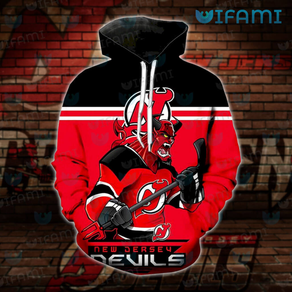 NHL New Jersey Devils Cartoon Graphic 3D Printed Hoodie - T-shirts Low Price
