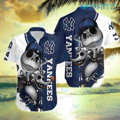 NY Yankees Hawaiian Shirt Jack Skellington Zero New York Yankees Gift
