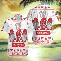 Nationals Hawaiian Shirt Christmas Gnomes Washington Nationals Gift