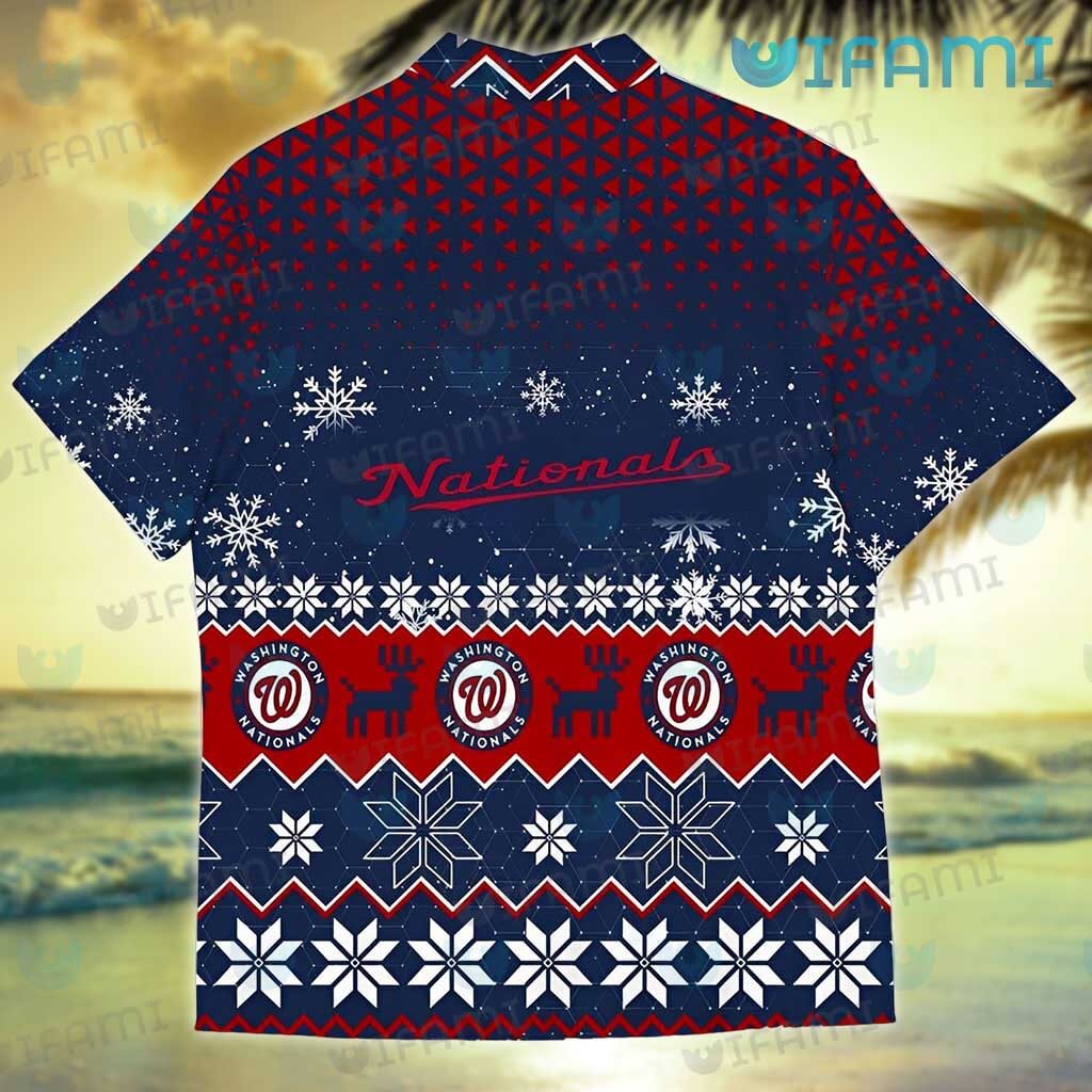 Washington Nationals New Trends Custom Name And Number Christmas Hawaiian  Shirt For Men Women - Freedomdesign