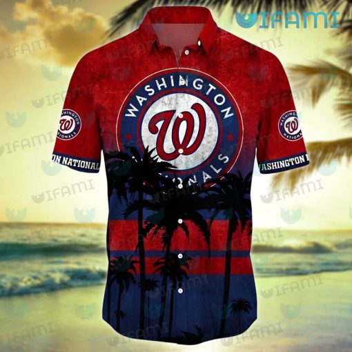 Nationals Hawaiian Shirt Coconut Tree Washington Nationals Gift