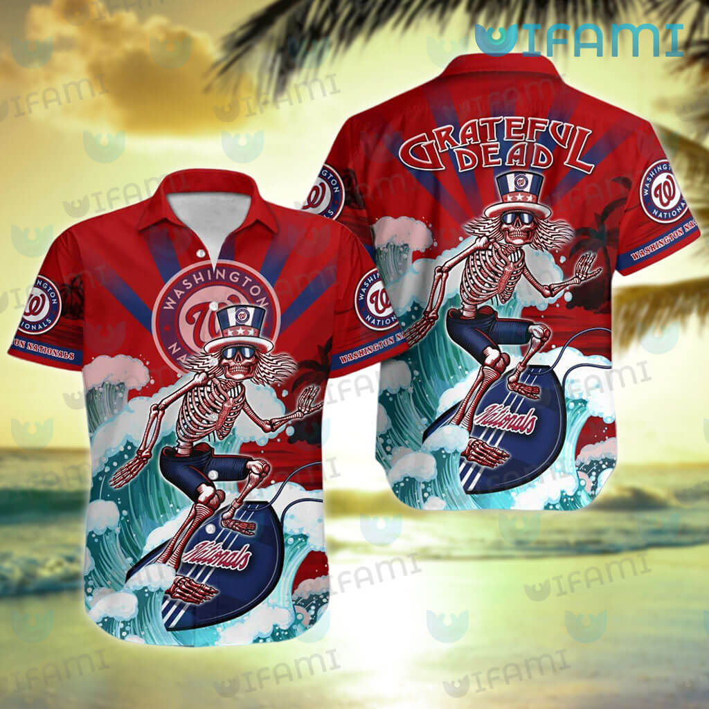 Personalized Name Washington Nationals MLB Hawaiian Shirt