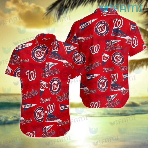 Nationals Hawaiian Shirt Logo History Washington Nationals Gift