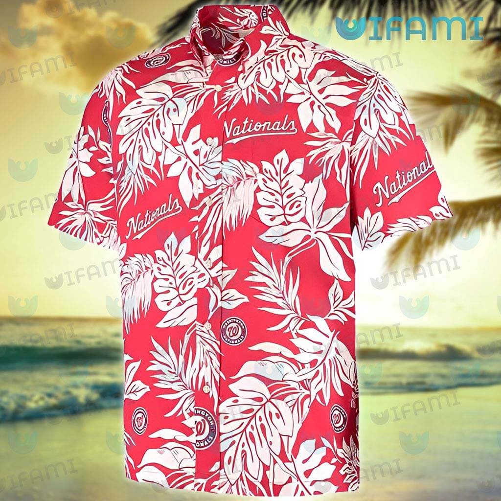 Nationals Hawaiian Shirt Palm Leaves Washington Nationals Gift -  Personalized Gifts: Family, Sports, Occasions, Trending