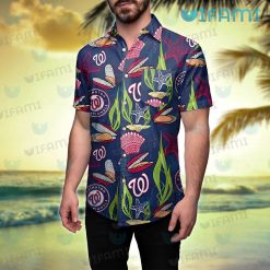 Nationals Hawaiian Shirt Red Hibiscus Pattern Washington Nationals Gift -  Personalized Gifts: Family, Sports, Occasions, Trending