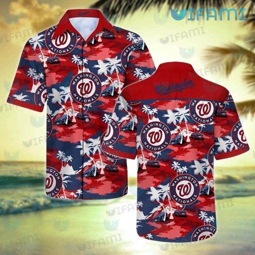 Nationals Hawaiian Shirt Tropical Island Washington Nationals Gift