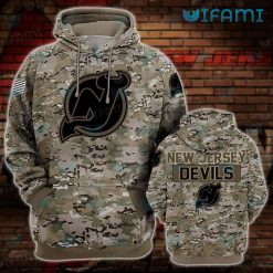 New Jersey Devils Hoodie 3D Camouflage Jersey Devils Gift