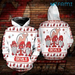 New Jersey Devils Hoodie 3D Christmas Gnomes Jersey Devils Gift
