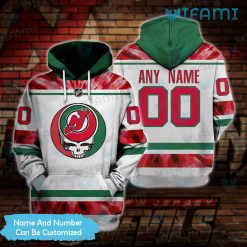 NJ Devils Hoodie 3D Fights Again All Cancer New Jersey Devils Gift