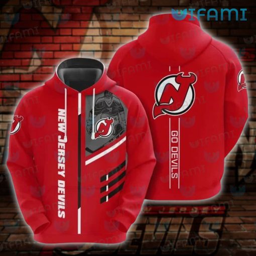 New Jersey Devils Hoodie 3D Player Go Devils Jersey Devils Gift