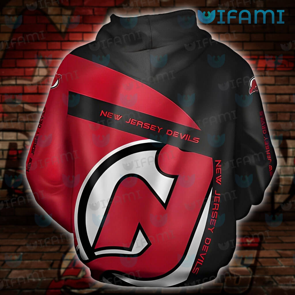 NJ Devils Zip Up Hoodie 3D Tearing Through Logo New Jersey Devils Gift -  Personalized Gifts: Family, Sports, Occasions, Trending