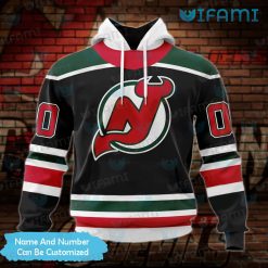 New Jersey Devils Hoodie 3D Retro Concepts Custom Jersey Devils Present