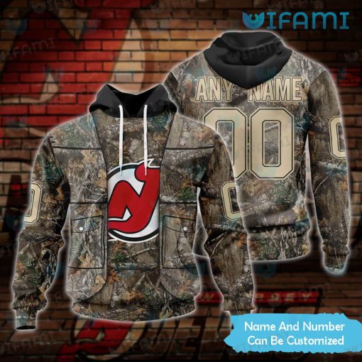 New Jersey Devils Hoodie 3D Tree Covered Custom Jersey Devils Gift