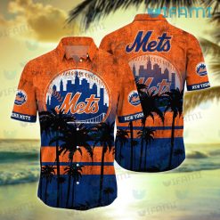 New York Mets Hawaiian Shirt Coconut Tree Mets Gift