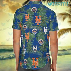 New York Mets Hawaiian Shirt Tropical Tree Mets Present