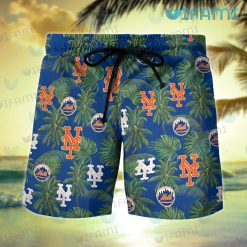 New York Mets Hawaiian Shirt Tropical Tree Mets Short