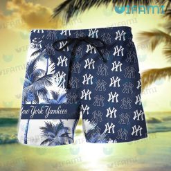 New York Yankees Hawaiian Shirt Logo Pattern Yankees Short