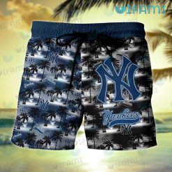 New York Yankees Hawaiian Shirt Sunset Dark Yankees Short