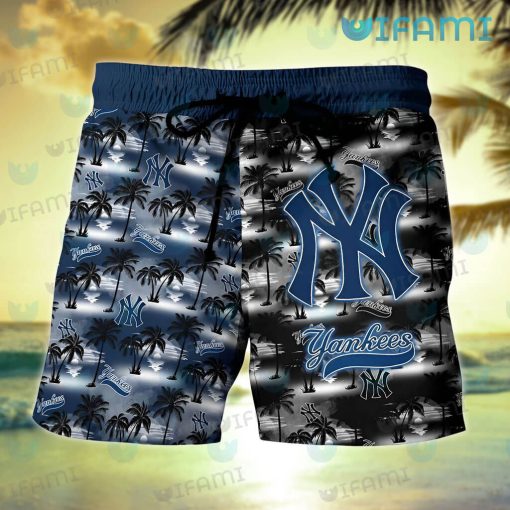 New York Yankees Hawaiian Shirt Sunset Dark Yankees Gift