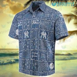 New York Yankees Hawaiian Shirt Tapa Design Yankees Present Front