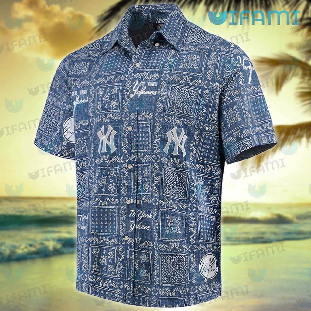 New York Yankees Hawaiian Shirt Tapa Design Yankees Gift - Personalized  Gifts: Family, Sports, Occasions, Trending