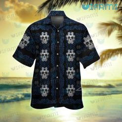 Notre Dame Hawaiian Shirt Sugar Skull Pattern Notre Dame Gift