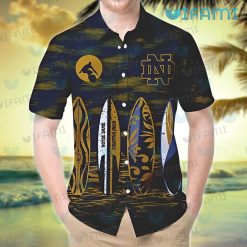 Notre Dame Hawaiian Shirt Surfboard Beach Notre Dame Gift