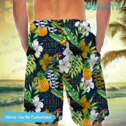 Notre Dame Hawaiian Shirt Toucan Rosella Pineapple Custom Notre Dame Gift