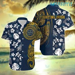 Notre Dame Hawaiian Shirt Turtle Polynesian Notre Dame Gift