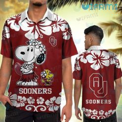 OU Hawaiian Shirt Snoopy Woodstock Oklahoma Sooners Gift