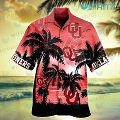 OU Hawaiian Shirt Sunset Summer Beach Oklahoma Sooners Present