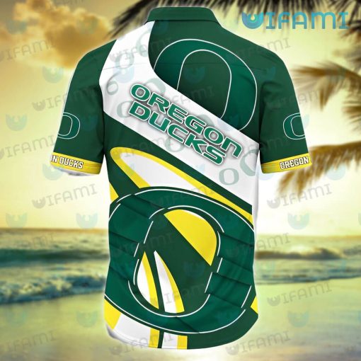 Oregon Ducks Hawaiian Shirt Big Logo Oregon Ducks Gift