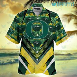 Oregon Ducks Hawaiian Shirt Kayak Island Pattern Oregon Ducks Present