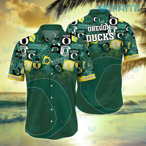 Oregon Ducks Hawaiian Shirt Logo History Oregon Ducks Gift