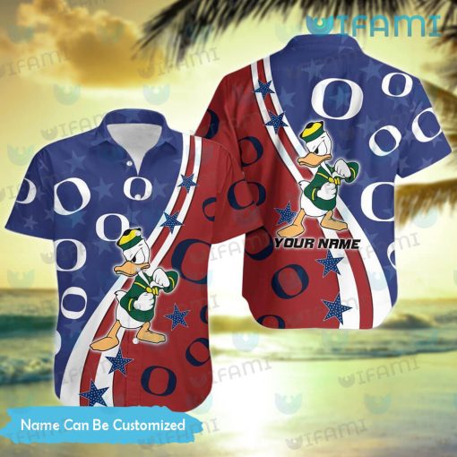 Oregon Ducks Hawaiian Shirt Mascot Logo Oregon Ducks Gift