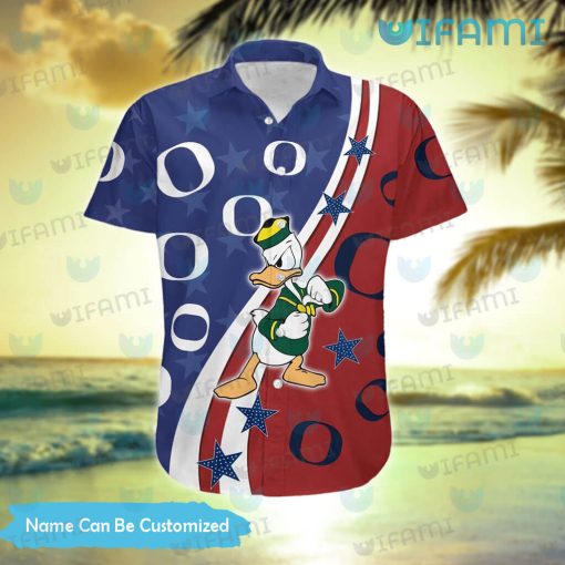 Oregon Ducks Hawaiian Shirt Mascot Logo Oregon Ducks Gift