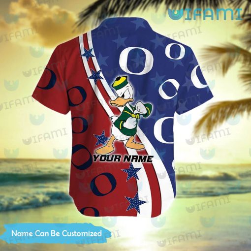 Oregon Ducks Hawaiian Shirt Mascot Logo Oregon Ducks Gift