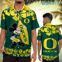 Oregon Ducks Hawaiian Shirt Mickey Surfboard Oregon Ducks Gift