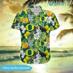 Oregon Ducks Hawaiian Shirt Parrot Toucan Pineapple Custom Oregon Ducks Present