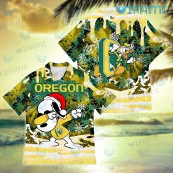 Oregon Ducks Hawaiian Shirt Snoopy Dabbing Oregon Ducks Gift