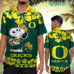 Oregon Ducks Hawaiian Shirt Snoopy Woodstock Oregon Ducks Gift