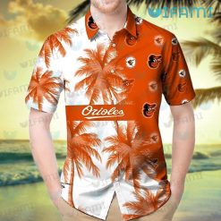 Orioles Hawaiian Shirt Coconut Tree Logo Baltimore Orioles Present