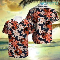 Orioles Hawaiian Shirt Flower Pattern Baltimore Orioles Gift