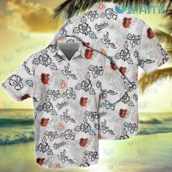 Orioles Hawaiian Shirt Hibiscus Pattern Baltimore Orioles Gift