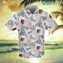 Orioles Hawaiian Shirt Hibiscus Pattern Baltimore Orioles Present