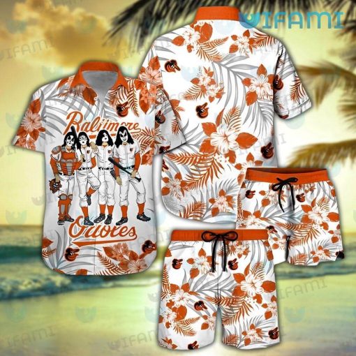 Orioles Hawaiian Shirt Kiss Band Baltimore Orioles Gift